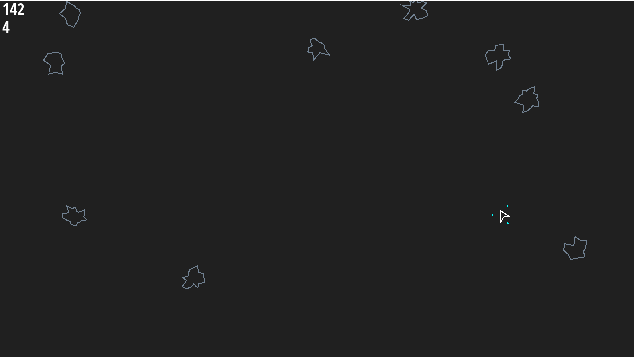Asteroids screenshot 2